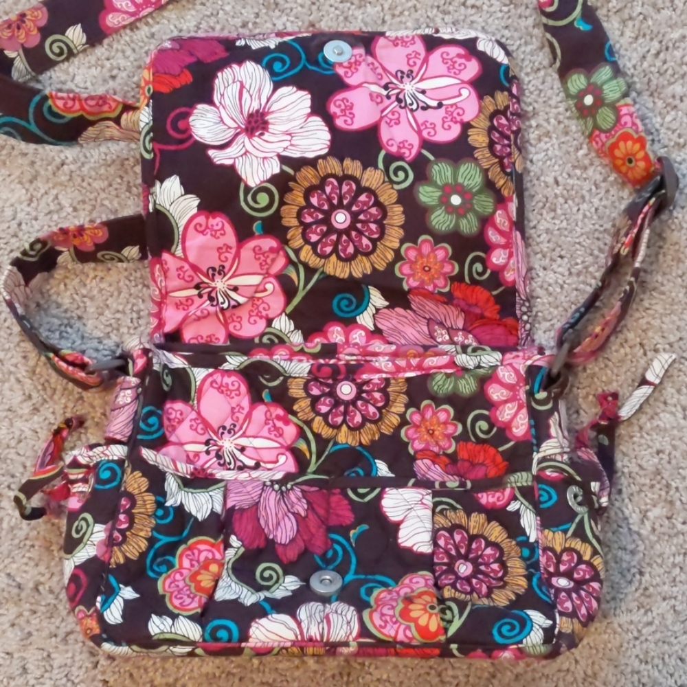 Vera Bradley Mod Floral Pink (RETIRED) Purse - Picture 2 of 8
